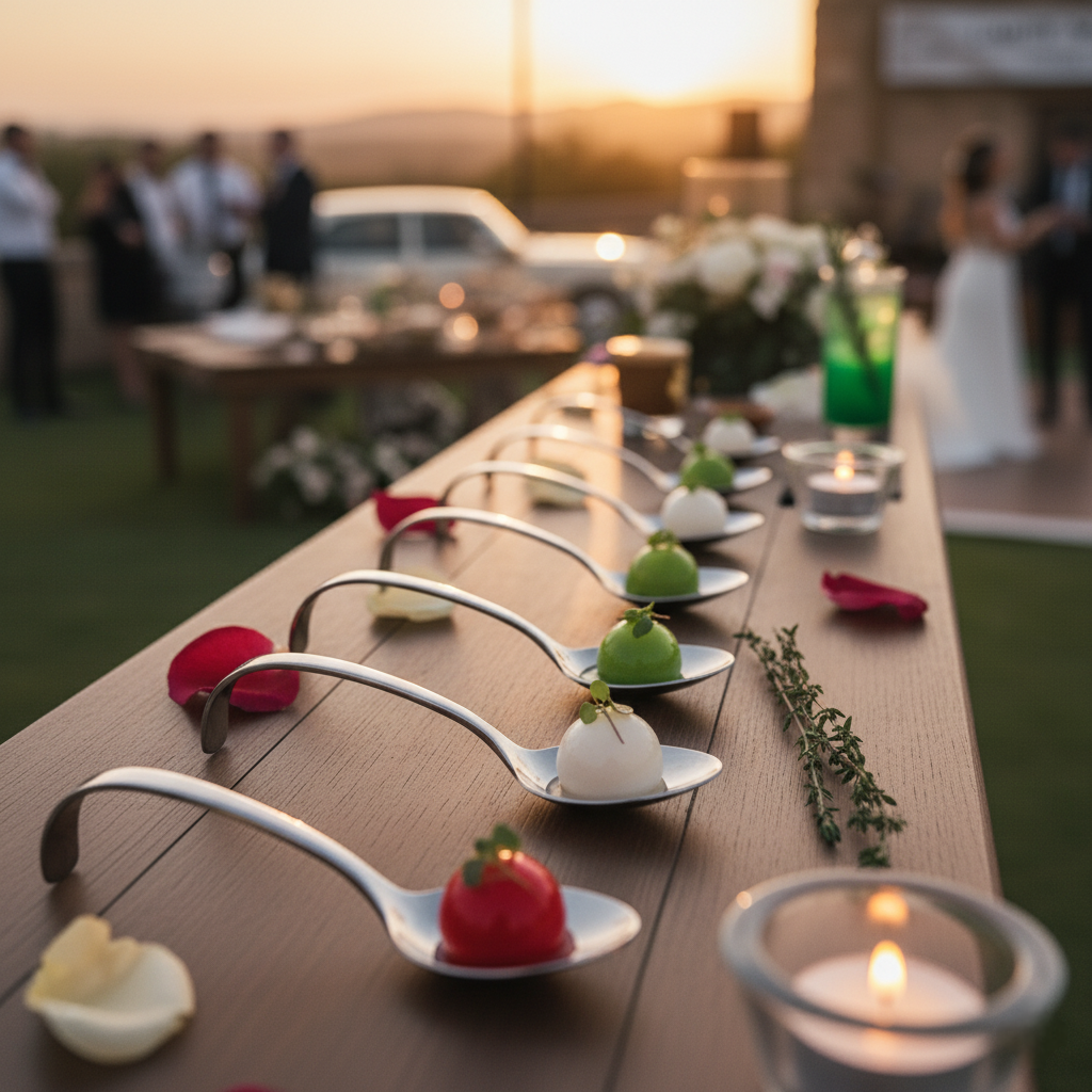 Esferificaciones cocteleria molecular Límite Music Events wedding planner bodas