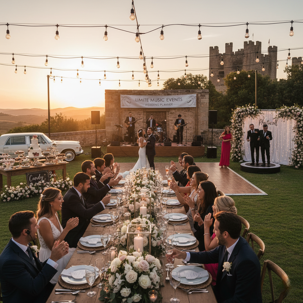 Fotografia wedding planner, Límite Music Events